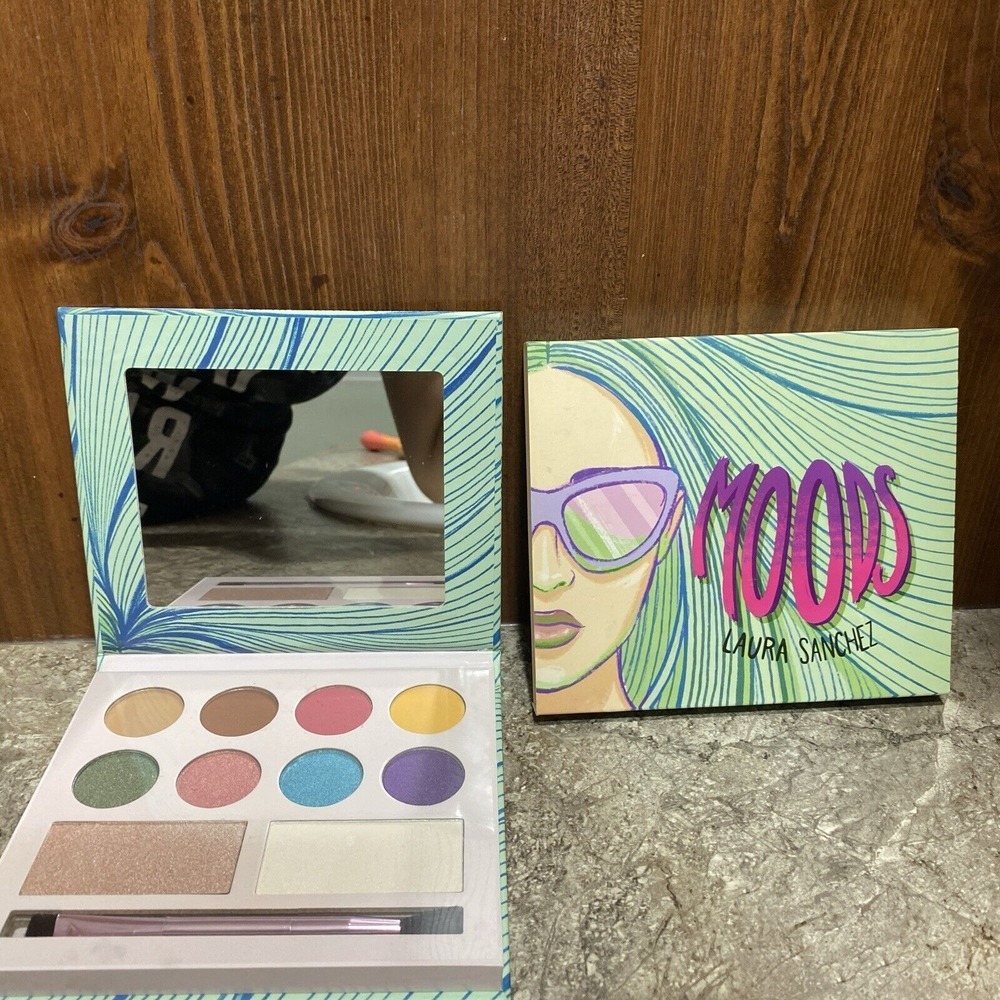 Laura Sanchez Moods‎ Eyeshadow & Highlighter Palette Full Size 10 Shades